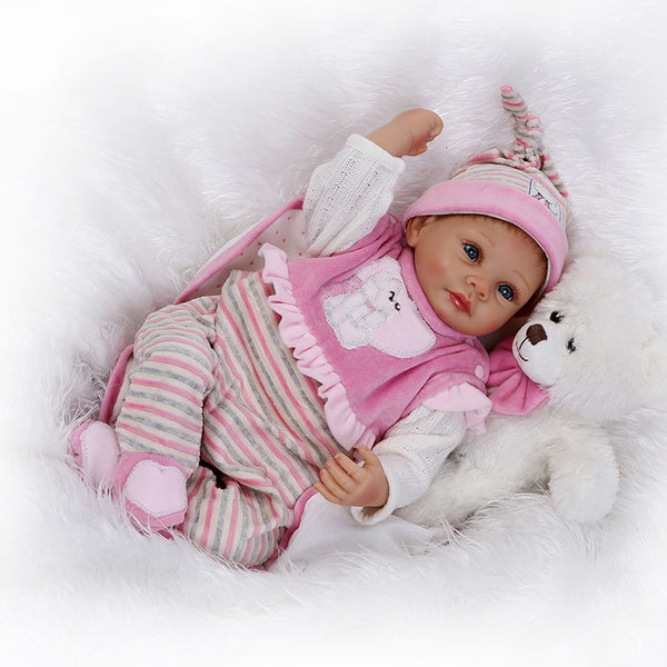 Hot sale NPKCOLLECTION Babies lifelike reborn baby doll  wborn baby fashion doll Christamas Gift newborn baby doll