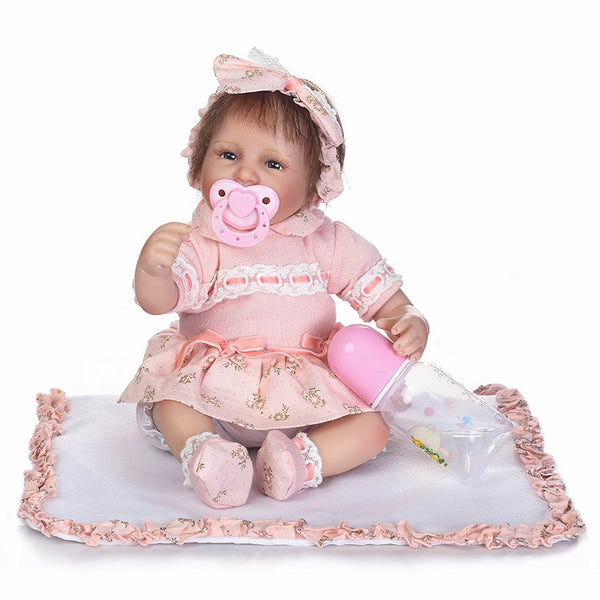 NPKCOLLECTION 2017 NEW hot sale lifelike reborn baby doll soft real gentle touch Christmas gift for children