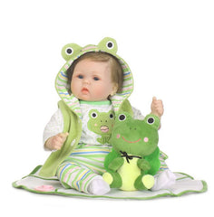 NPK 40cm Silicone Reborn Baby Doll kids Playmate Gift For Girls 16 Inch Baby Alive Soft Toys For Bouquets Doll Bebe Reborn