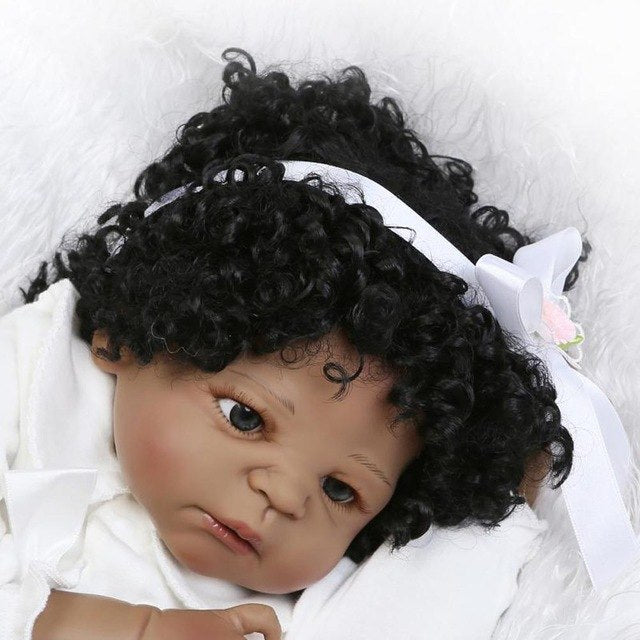 NPK 56cm/22" Silicone Reborn Baby Dolls Jointed Playmate Toys Princess Girls Children Birthday Gift BM88