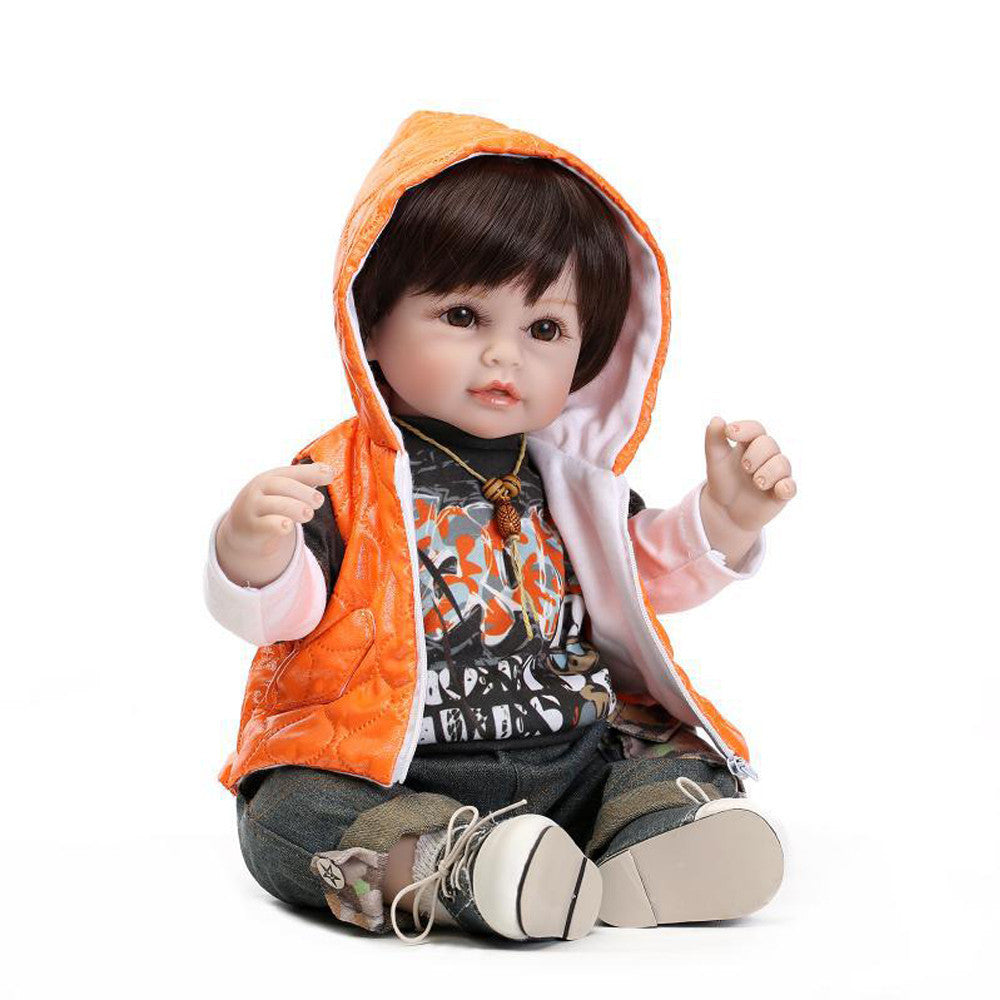 55CM New Arrival Handmade Silicone vinyl adorable Lifelike Toddler Reborn Baby