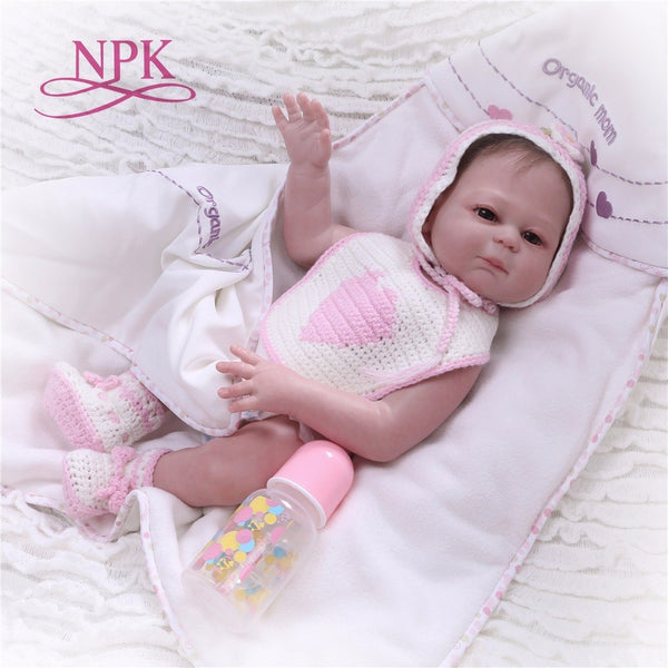 NPK 20 Inch silicone Reborn Baby Doll Touch Real fashion children's day gifts toys Baby Doll New Designed