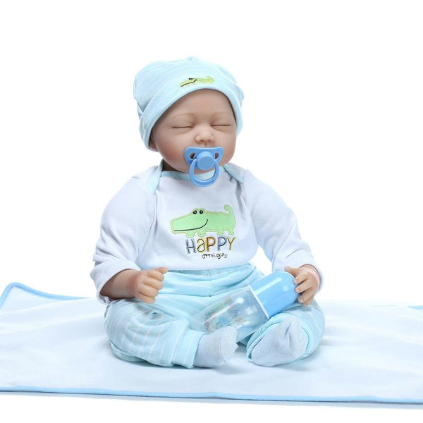 new lifelike Silicone reborn baby doll girls newborn babies accompany sleeping doll Christmas birthday gift brinquedos soft toy