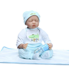 new lifelike Silicone reborn baby doll girls newborn babies accompany sleeping doll Christmas birthday gift brinquedos soft toy