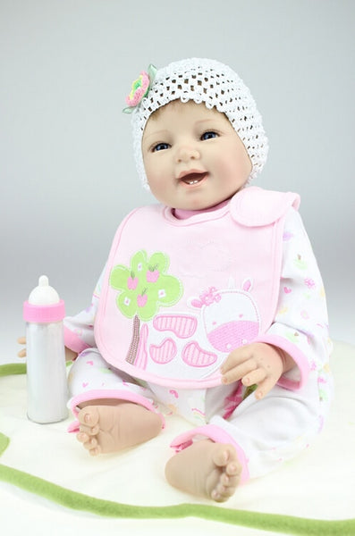 Hot Hot sale silicone reborn baby dolls, gift for kid, classic play house toy american girl brinquedos baby reborn doll babies
