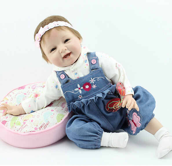 Hot silicone reborn babies dolls, gift for child kid, classic play house toy sleep with girl brinquedos baby reborn doll toys