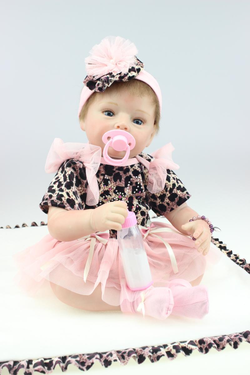 Silicone reborn baby boy doll toys for girl, lifelike handmade baby about 55cm babies toy kids new year gift girl brinquedods