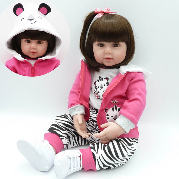 New Arrival 22" Adora Lifelike Toddler Baby Alive Boneca Girl Kid Doll Baby Reborn Lovely Silicone Toys For Children Gifts