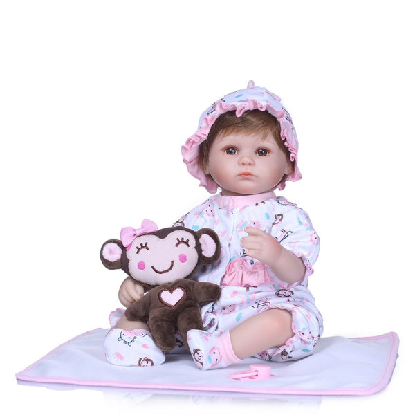 50cm Silica gel baby reborn dolls/baby Limbs activity for Child's Christmas day gifts