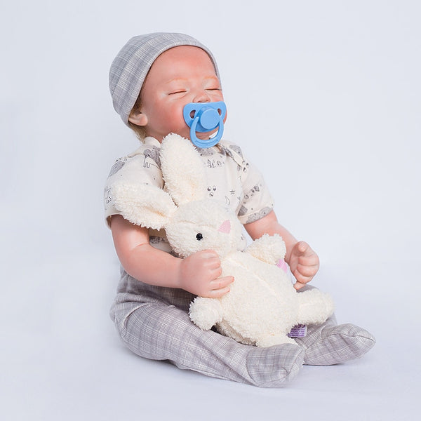 48cm Baby Toys for Boy Alive Baby Boy Doll Reborn Silicone Vinly Bebe Reborn Baby Dolls Sleeping Kids Birthday Gift Juguetes