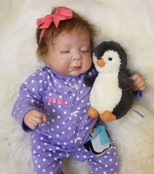 gift 20" 50cm soft silicone dolls reborn  alive real reborn bonecas High quality girl doll reborn babies toys for children