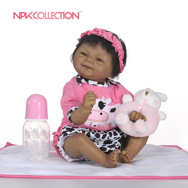 NPKCOLLECTION  Bebe Reborn Menina Realista Fashion Baby Children Gift Silicone Reborn Baby Dolls Kids Handmade Princess Bonecas