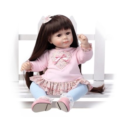 Pursue 20" Mini BJD Doll Reborn Silicone Baby Dolls Toys for Girls Children American Girl Reborn Vinyl Dolls Baby Reborn menina