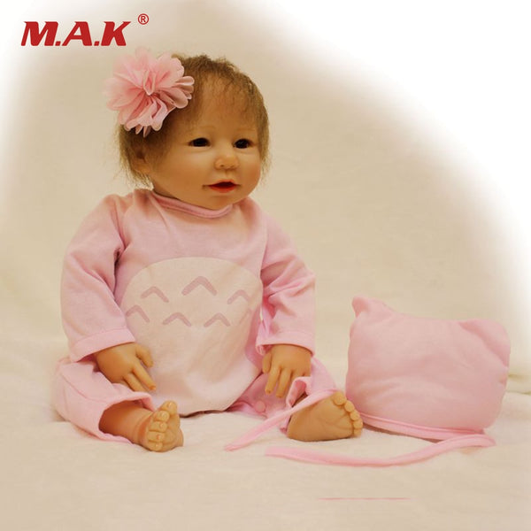 Handmade Lifelike Silicone Vinyl Reborn Dolls with Clothes 20 Inches Bonecas Kids Gifts Toys