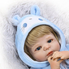 Doll Baby D174 57CM 22inch NPK Doll Bebe Reborn Dolls Girl Lifelike Silicone Reborn Doll Fashion Boy Newborn Reborn Babies
