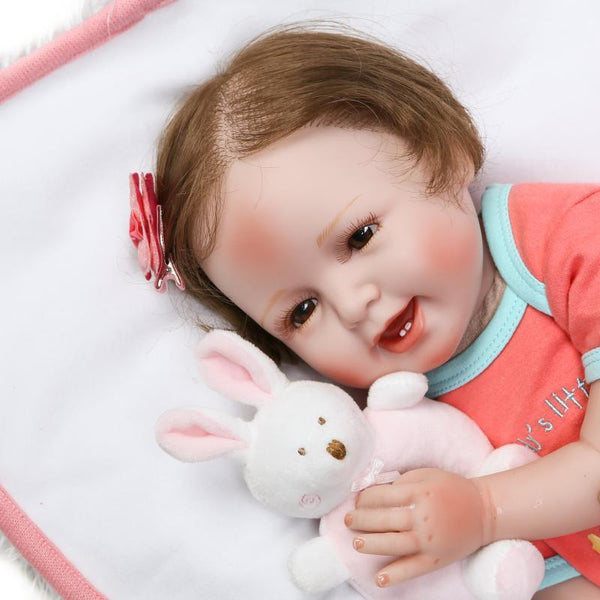 Doll Baby D046 55CM 22inch NPK Doll Bebe Reborn Dolls Girl Lifelike Silicone Reborn Doll Fashion Boy Newborn Reborn Babies