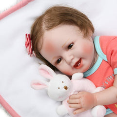 Doll Baby D046 55CM 22inch NPK Doll Bebe Reborn Dolls Girl Lifelike Silicone Reborn Doll Fashion Boy Newborn Reborn Babies