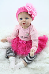 Doll Baby D041 55CM 22inch NPK Doll Bebe Reborn Dolls Girl Lifelike Silicone Reborn Doll Fashion Boy Newborn Reborn Babies