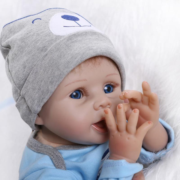 55cm Reborn Baby Soft Silicone Vinyl Baby Dolls Realistic lifelike handmade Toys Best Gift to Child Toy
