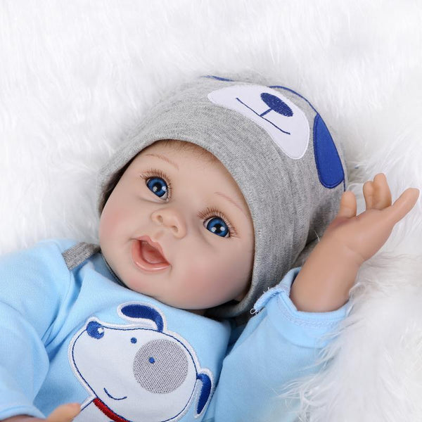 Doll Baby D033 55CM 22inch NPK Doll Bebe Reborn Dolls Girl Lifelike Silicone Reborn Doll Fashion Boy Newborn Reborn Babies