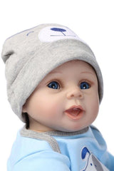 Doll Baby D033 55CM 22inch NPK Doll Bebe Reborn Dolls Girl Lifelike Silicone Reborn Doll Fashion Boy Newborn Reborn Babies