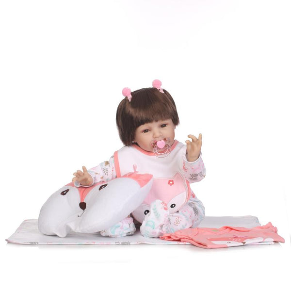 NPKCOLLECTION Reborn Doll with Soft Real Gentle Touch Realistic bonecas reborn baby dolls For Bebe Girl Gifts Christmas Surprice