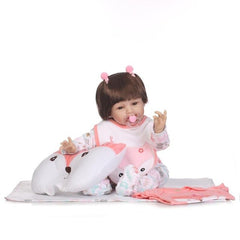 NPKCOLLECTION Reborn Doll with Soft Real Gentle Touch Realistic bonecas reborn baby dolls For Bebe Girl Gifts Christmas Surprice
