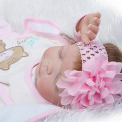 50cm Full Body Soft Silicone Vinyl Baby Girl Doll Newborn Baby Doll Toys Kids Babe Reborn Baby Doll Playmate Gift Baby Doll