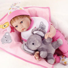 55CM Soft Vinyl Reborn Doll Lifelike Newborn Girls House Play Baby Dolls for Kids Playmate Gifts M09