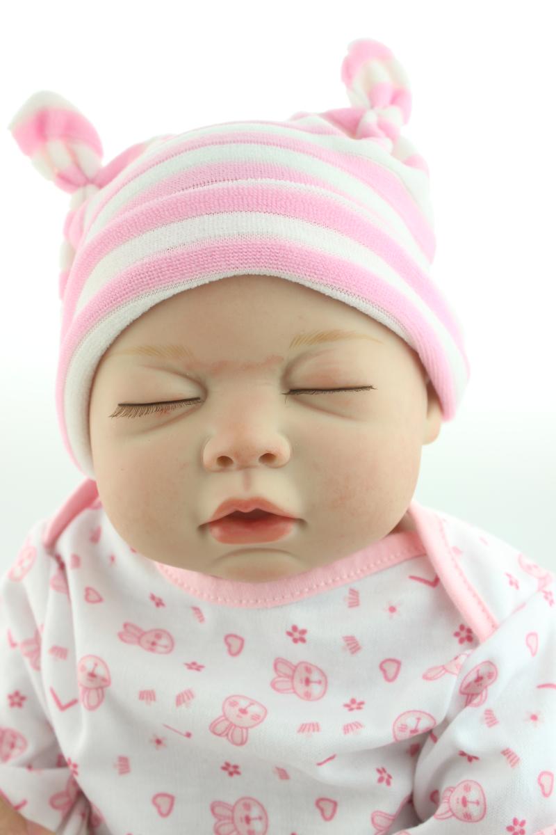 55cm Full Silicone Bebe Reborn Baby Girl Dolls Lifelike Newborn Babies Alive Doll for Child Bath Shower Bedtime Toy
