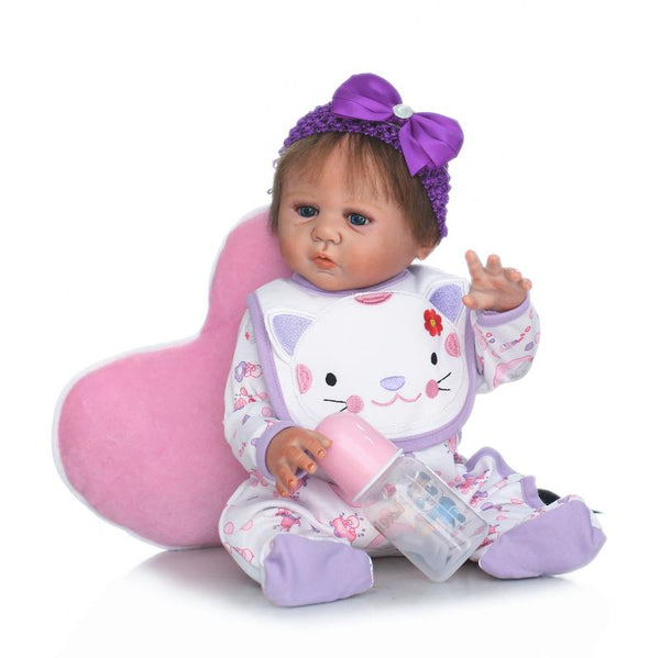 NPK Full Body Weighted Soft Silicone Vinyl Reborn Baby Doll 20Inch 50cm Baby Boy Lifelike Toddler Anatomically Correct